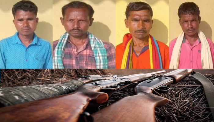 4 Maoists surrendered at the initiative of Battalion-CRPF