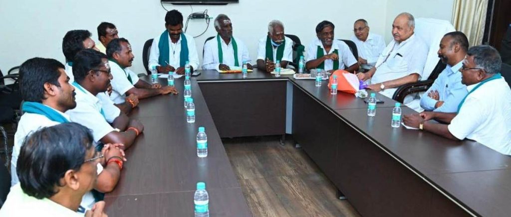 Tamilnadu Farmer Delegates: Delegates met Agriculture Minister Choubey