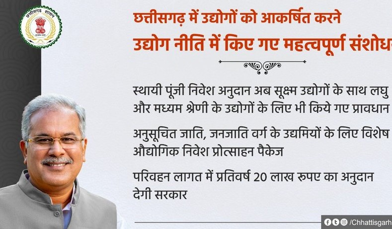 CG Industry Policy: Wow CM! 178 MOU signed, more than 1 lakh jobs, what else...?