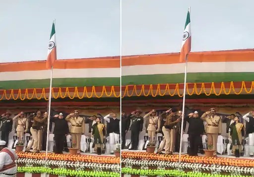 74th Republic Day 2023: DM-SP-CITY SP-MLA… hoisted upside down flag in front of these responsible