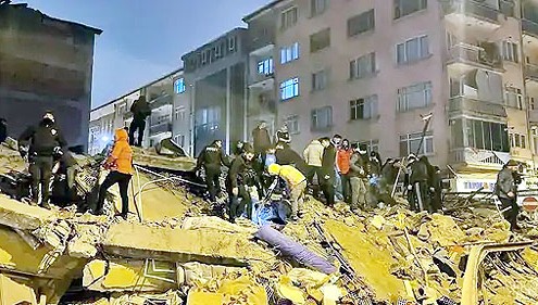Fast Earthquake: 7.8 magnitude earthquake wreaks havoc in Turkey and Syria, 521 killed…many buildings collapsed