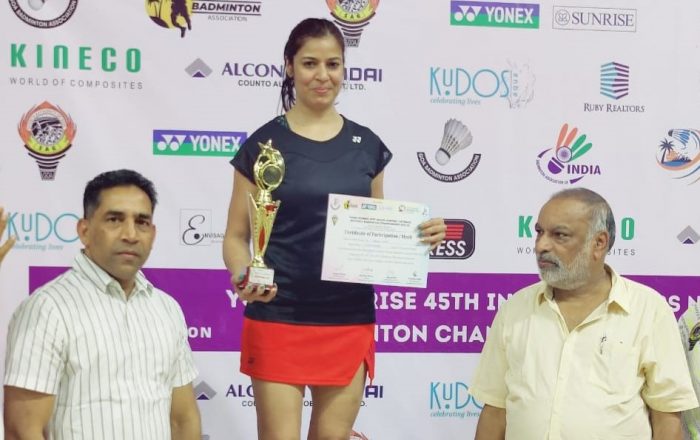 Badminton Championship: Manishi Singh won the silver medal