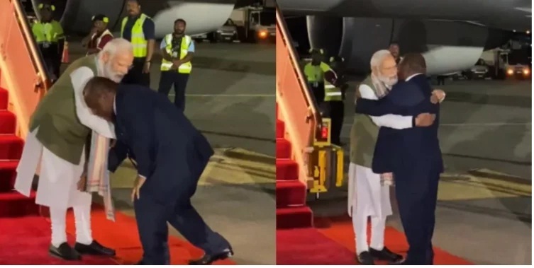 Modi at G-7 Summit: PM James Marape... who touched PM Modi's feet, broke the country's tradition to welcome... will be speechless knowing the truth VIDEO