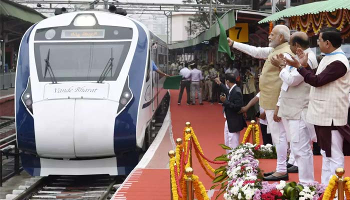 PM Modi flags off five Vande Bharat Express trains across the country
