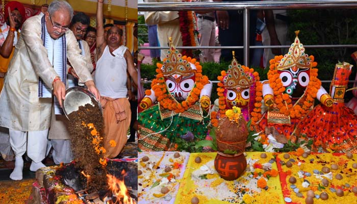CM performed "Chherapahara" ritual before Rath Yatra, worshiped on the auspicious occasion of Rath Yatra at Jagannath Temple