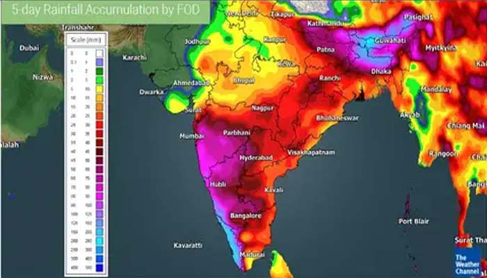 Weather In India: Heavy rain warning for 3 days in 22 states, many rivers on danger mark