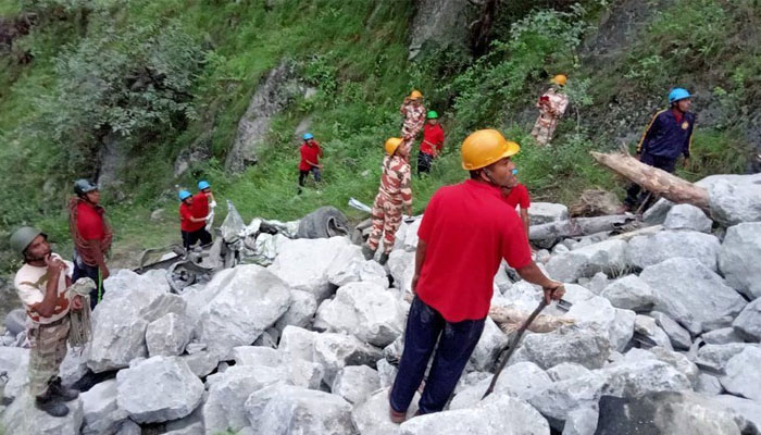 BREAKING: Landslide in Rudraprayag, 13 people trapped under debris; Rescue operation continues