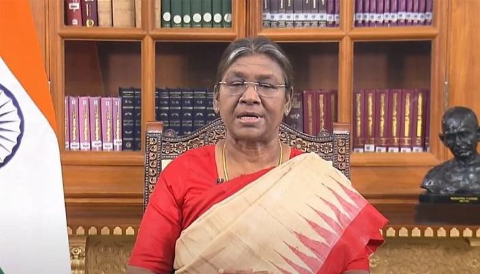 Equal opportunity for all in the country: President Draupadi Murmu... Constitution is the best guiding document