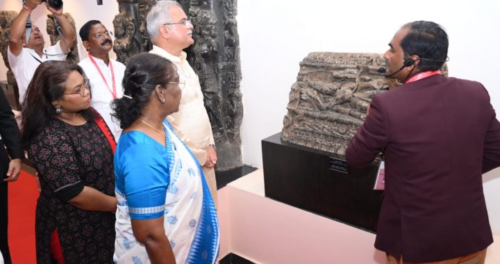 President Murmu visited Ghasidas Museum :