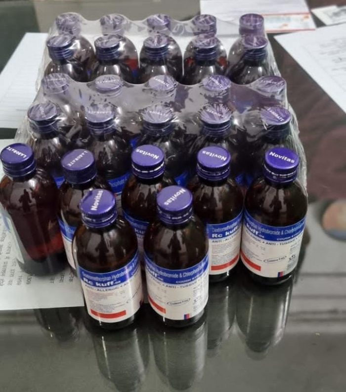 Banned Intoxicating Syrup Seized :