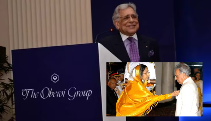 PRS Oberoi, Honorary Chairman of Oberoi Group, passes away, breathed his last at the age of 94.
