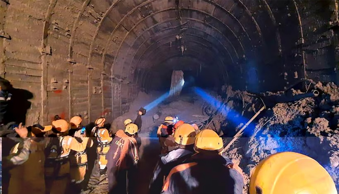 Today is a very important day: 40 workers are still trapped in the tunnel even after 48 hours, efforts to save their lives continue…