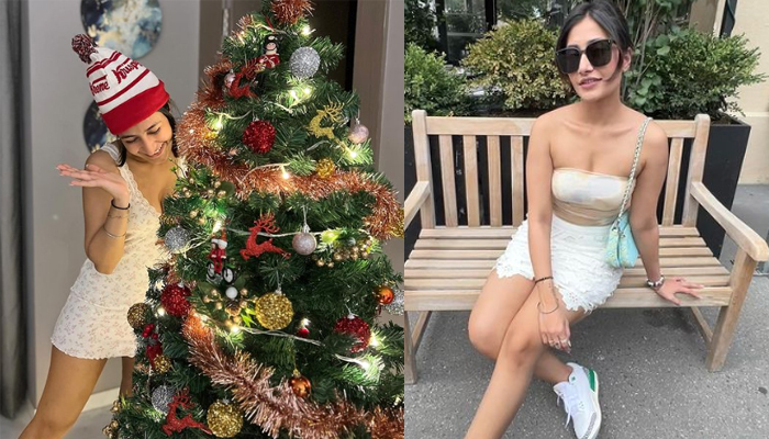 Cute smile and hot look… Dhanashree Chahal's 'special' Christmas celebration, see photos