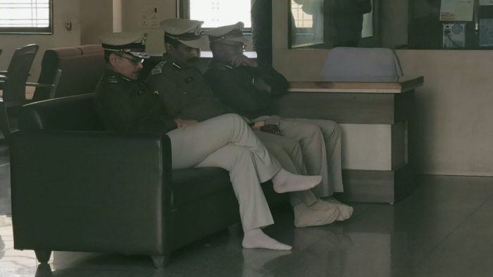 IPS Officers Sitting In The RSS Office :