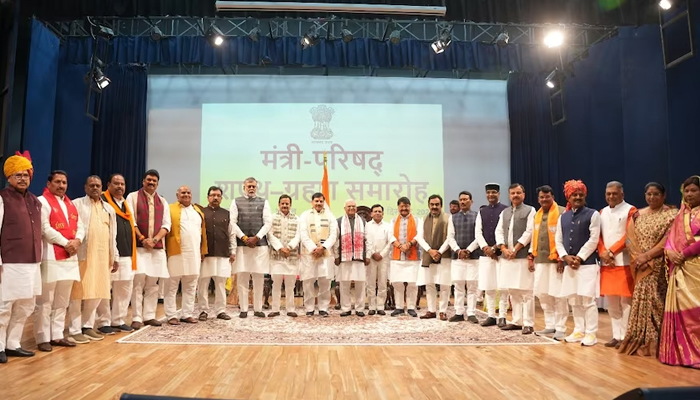 Yadav cabinet expanded in Madhya Pradesh today, 28 ministers took oath