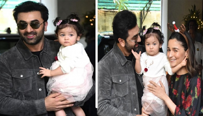 Chubby cheeks, blue eyes..; Ranbir-Alia's 'Raha' came in front of media for the first time