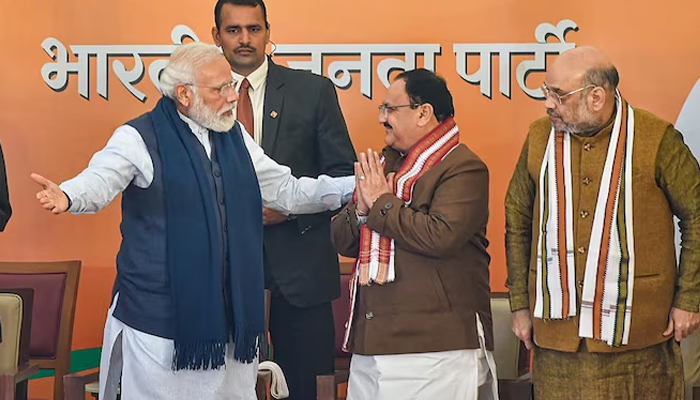 BJP in action mode! Big meeting of PM Modi, Shah and JP Nadda today, if 70 formula is implemented then 56 leaders will be out of the Lok Sabha race…