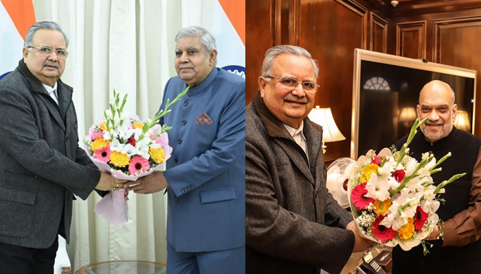 Chhattisgarh Assembly Speaker Dr. Raman Singh reached Delhi, met Vice President and Home Minister
