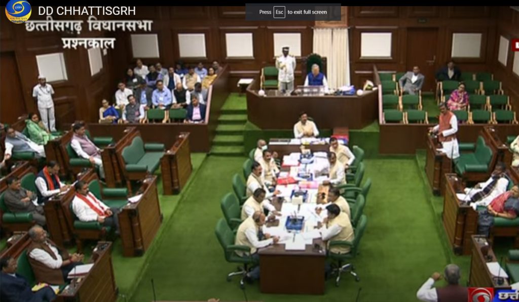 BREAKING: Watch the ongoing question hour in Chhattisgarh Assembly today, February 9, 2024….LIVE