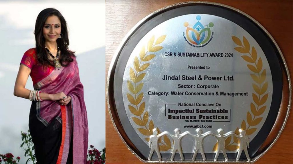 Jindal Steel and Power gets CSR and Sustainability Award in Water Conservation and Soil Management