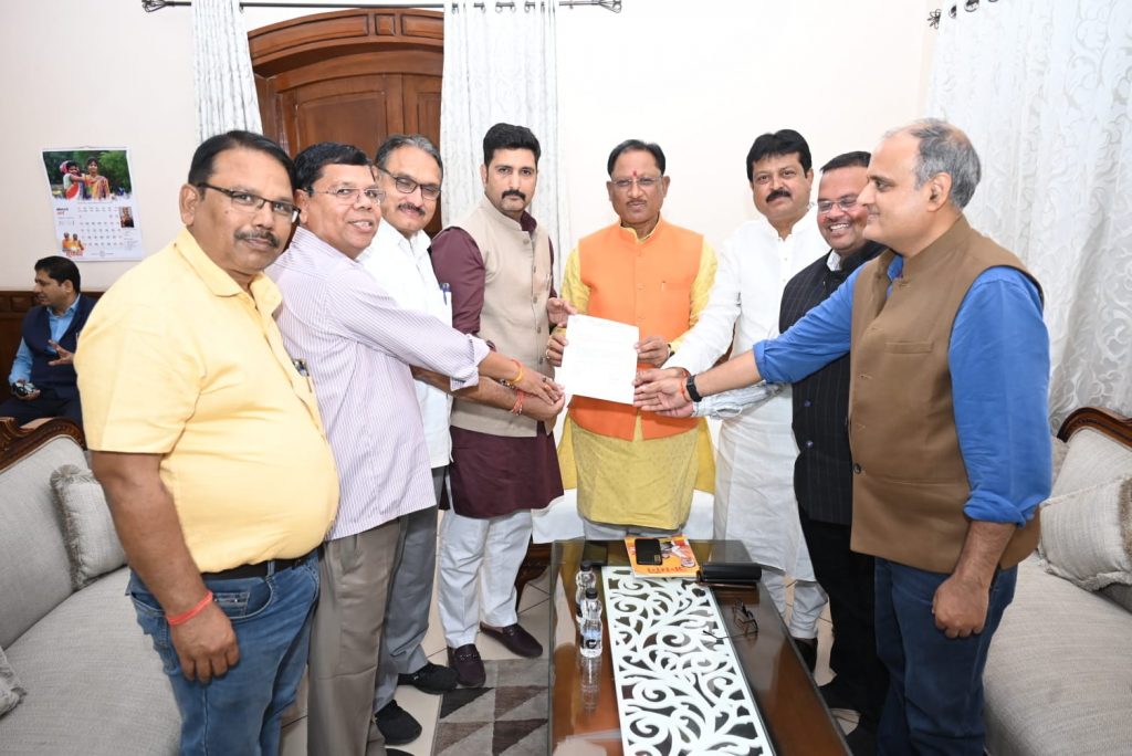 BJP Media Department Met CM Sai :