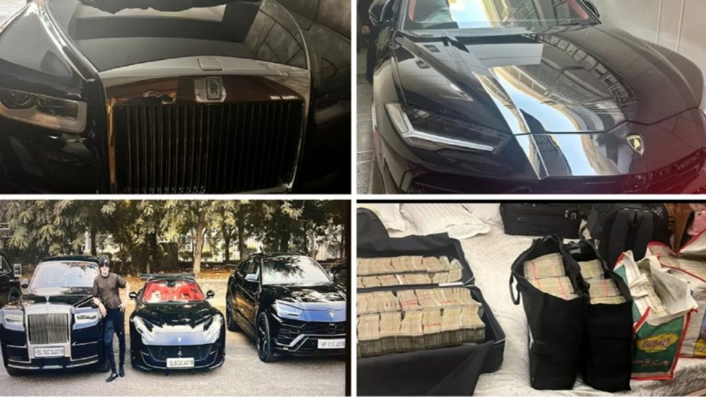 BREAKING: Cars worth more than Rs 60 crore seized in IT raid, bundles of notes will surprise you…Rolls Royce Phantom, Lamborghini, Ferrari..