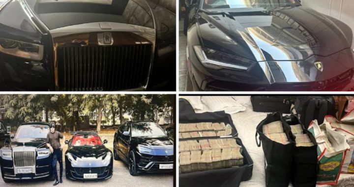 BREAKING: Cars worth more than Rs 60 crore seized in IT raid, bundles of notes will surprise you…Rolls Royce Phantom, Lamborghini, Ferrari..