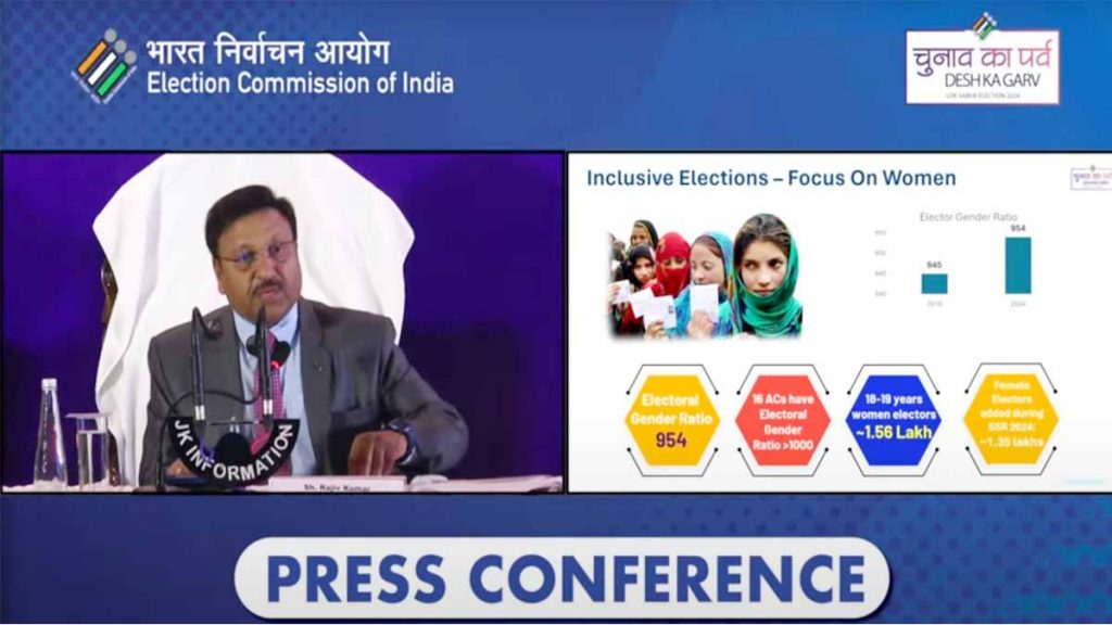 BIG BREAKING: Press conference of the Election Commission regarding Lok Sabha elections 2024.. Live