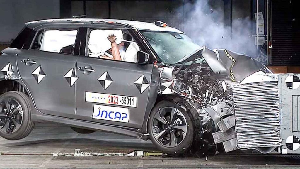 Maruti's new Swift gets 4-star safety rating; crash test in japan