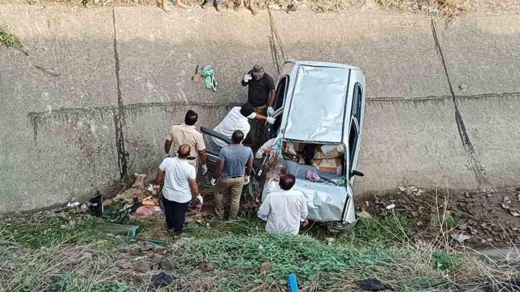 Six of family killed as car plunges into canal in Maha Sangli