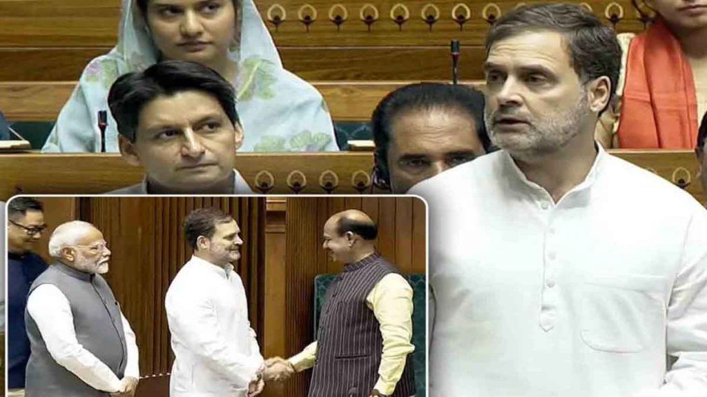 This time our voice is also loud; Rahul Gandhi told Om Birla about the strength of the opposition