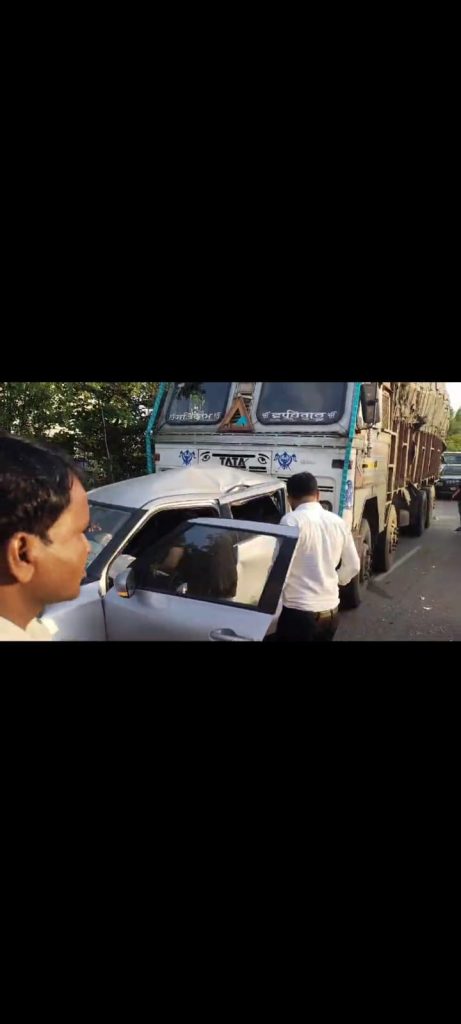 Road accident in Raipur Ring Road :