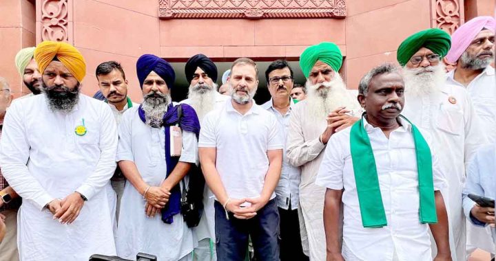 'We will put pressure on the government…; What did Rahul Gandhi say after meeting the farmers?