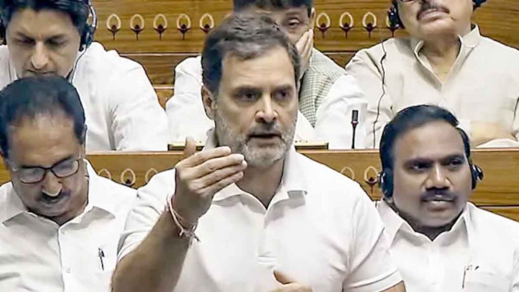 Rahul Gandhi showed mirror to the government