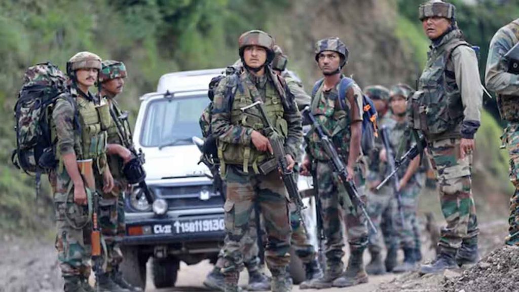 Clash between security forces and terrorists in Kupwara of Jammu and Kashmir, 5 jawans injured