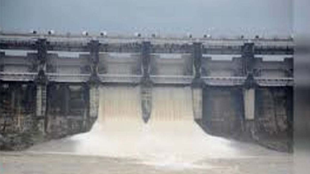 Dhamtari good rain reservoir overflowing Gangrel dam gate opened