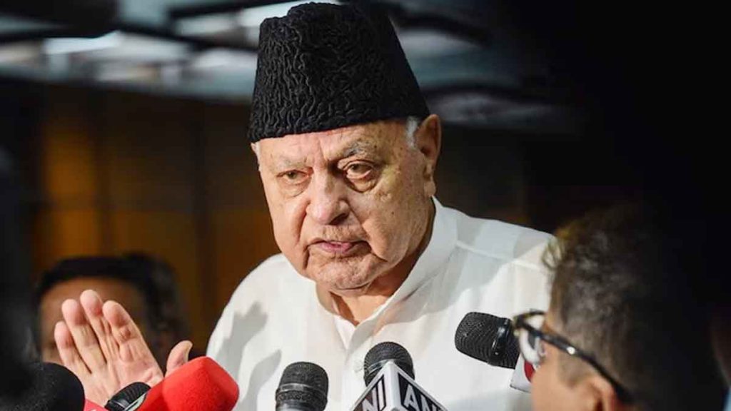 Farooq Abdullah's controversial statement to the Indian Army