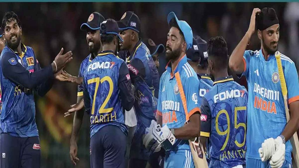 Team India's shameful defeat at the hands of Sri Lanka