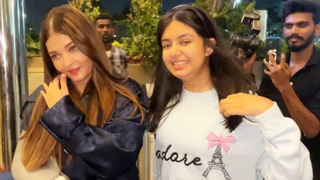 First Paris, now Abu Dhabi; Aishwarya's daughter also arrived with her, netizens asked 'Is there any school or not...