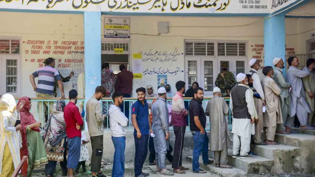 Bumper voting in Jammu and Kashmir Assembly