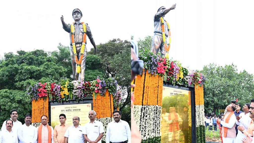 CM Vishnu Dev Sai reached Rajiv Smriti on the occasion of National Forest Martyrs Day and paid tribute to the forest martyrs