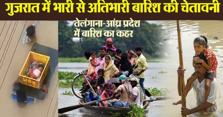 Heavy rains in Telangana-Andhra Pradesh crops destroyed