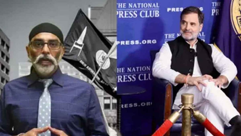 Rahul Gandhi's statement will support Khalistan, claims terrorist Gurpatwant Singh Pannu