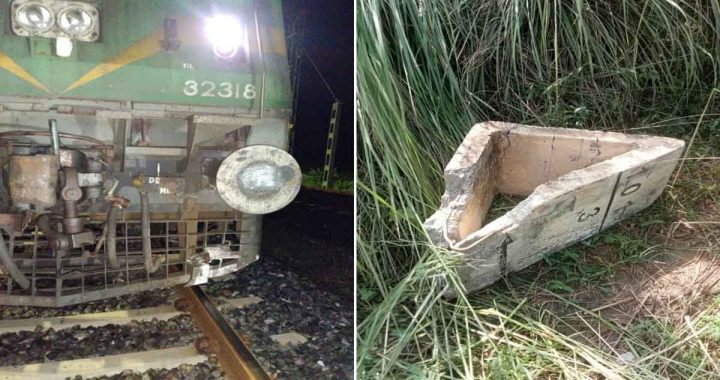 After Kanpur, an attempt was made to cause a train accident in Ajmer, a cement block was found on the track.