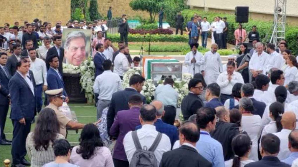 Industrialist Ratan Tata's body entered Worli crematorium, funeral will take place shortly