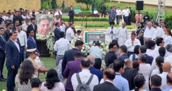 Industrialist Ratan Tata's body entered Worli crematorium, funeral will take place shortly