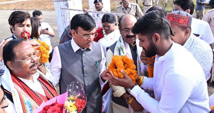 CM Sai participated in 'Mati Ke Veer Padyatra' on the 150th birth anniversary of Lord Birsa Munda