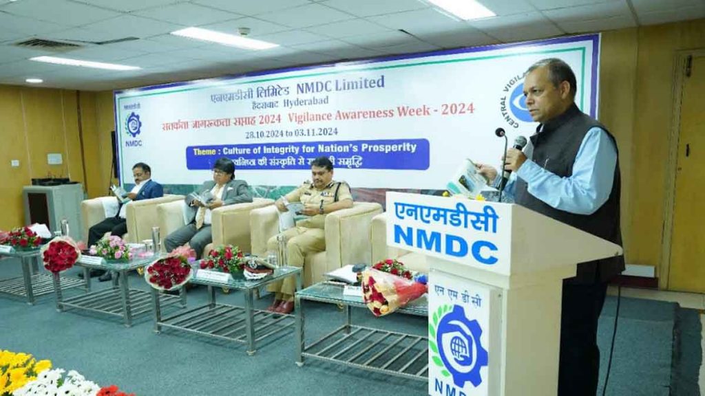 NMDC celebrates Vigilance Awareness Week, releases in-house magazine 'Subodh'