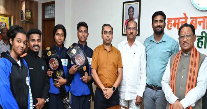 Players from Chhattisgarh won medals in national competition, Chief Minister congratulated them for their bright future.