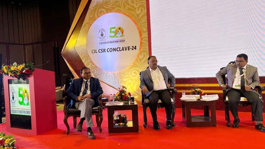 CSR Conclave: Director (Personnel) Shri Biranchi Das participated as key speaker in the panel discussion